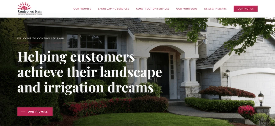 Controlled Rain Landscaping