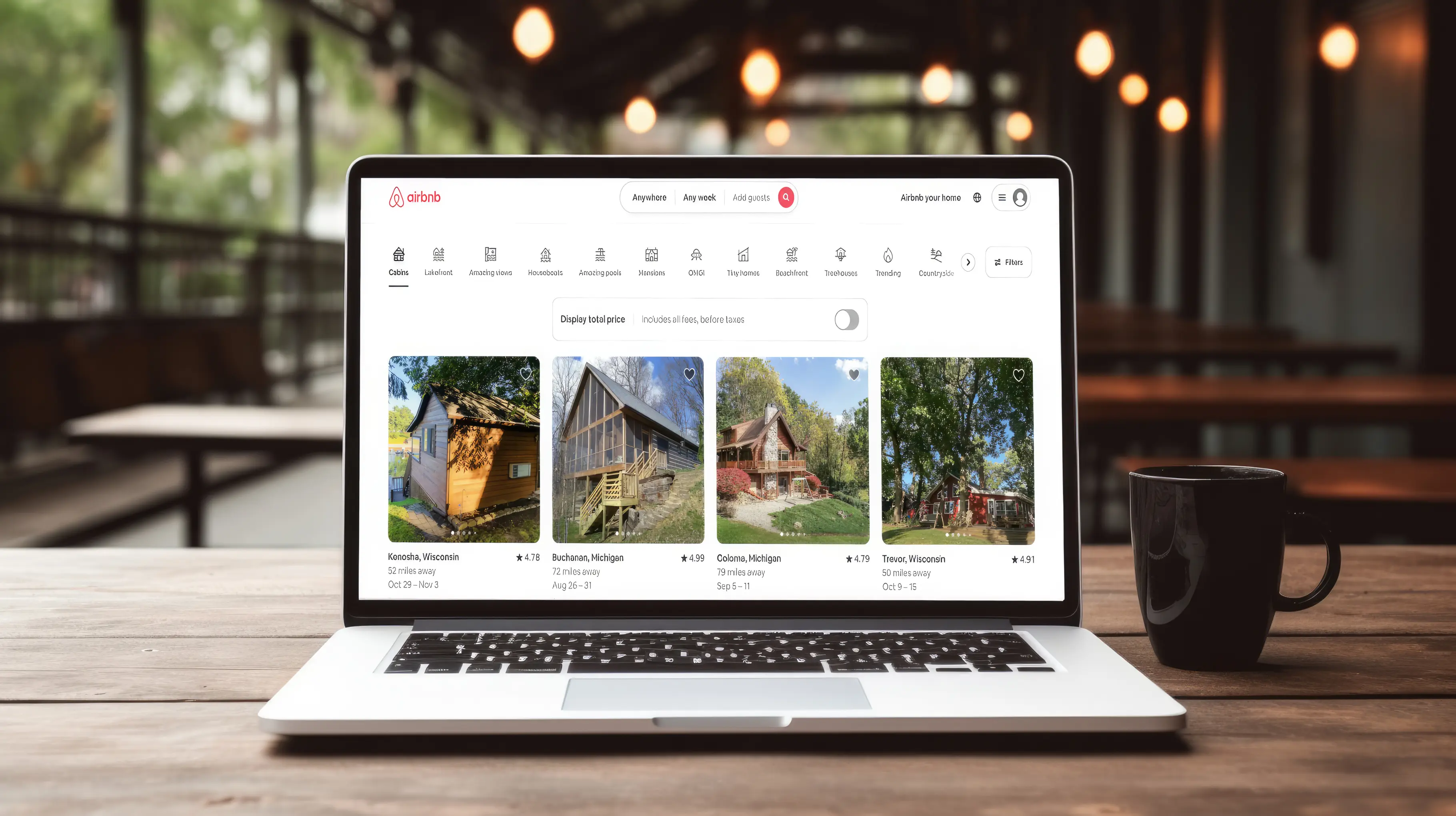 Modular Web Design Airbnb